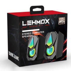 Caixa De Som Gamer Lehmox Rgb 6W Rms - comprar online