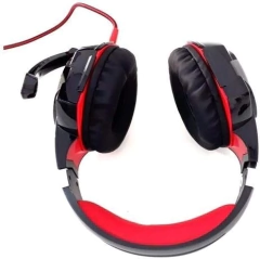 Headset Gamer Knup KP-455A Red Led Vermelho 7.1 P3 + Adaptador P2 (Pega em Todas as Plataformas) - comprar online