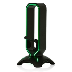 Suporte Headset GT Space Led Rgb Programável Hub USB 2 Entradas - comprar online