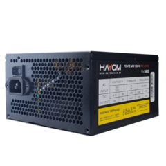 Fonte ATX 500W Real PFC Ativo Hayom (com Cabo de Força) - comprar online