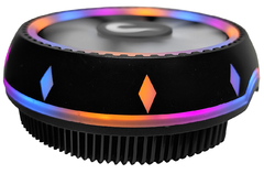 Air Cooler Rise Mode G200 120mm Led Rainbow Intel/AMD LGA1200/1366/775 | AM4 TDP: 65W - RM-AC-O2-RGB na internet
