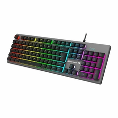 Kit Gamer Fortrek Ranger Grey Teclado Semi Mecânico Mouse 6.400DPI - comprar online