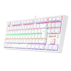 Teclado Mecânico 80% Redragon Daksa White Rainbow Switch Blue - comprar online