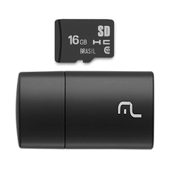 Cartão de Memória Multilaser 16GB MC162 com Adaptador USB Pen Drive - comprar online