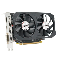 Placa de Vídeo AMD RX 550 4GB DDR5 Afox Dual Fan 128 Bits (1 Displayport, 1 HDMI, 1 DVI) - 1 Ano de Garantia - comprar online
