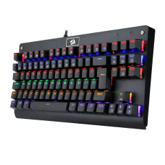 Teclado Mecânico 80% Redragon Dark Avenger Black Rainbow Switch Blue na internet