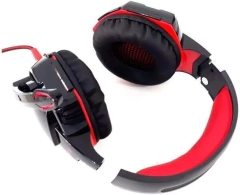 Headset Gamer Knup KP-455A Red Led Vermelho 7.1 P3 + Adaptador P2 (Pega em Todas as Plataformas) na internet