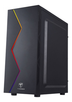 Gabinete Gamer T-Dagger TGC-P03B Black Com Led Rgb Frontal *Sem Fan Led* - ATX, Micro-ATX e Mini-ITX na internet
