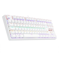 Teclado Mecânico 80% Redragon Daksa White Rainbow Switch Blue na internet