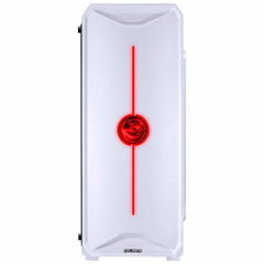 Gabinete Gamer Pcyes Nova White c/ Led 7 Cores Frontal Controlável e 1 Fan Led - ATX, Micro-ATX e Mini-ITX na internet