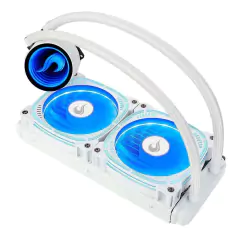 Water Cooler Rise Mode Aura Frost Pro White 240mm Led ARGB (*Ligar Led na Placa Mãe ARGB 3 Pinos 5V) Intel/AMD LGA1700/2066/2011 | AM4 TDP: 220W - RM-WCZ-06-ARGB - WZetta: Pcs, Eletrônicos, Áudio, Vídeo e mais