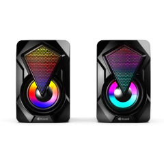 Caixa de Som Gamer Kisonli L9090 Rgb 6W Rms - WZetta: Pcs, Eletrônicos, Áudio, Vídeo e mais