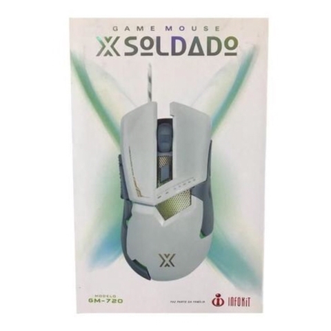 Mouse Gamer Infokit XSoldado GM-720 3.200DPI