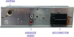 Som Automotivo Roadstar RS-2607BR com Controle 25W MP3 USB/Micro SD/Aux - WZetta: Pcs, Eletrônicos, Áudio, Vídeo e mais