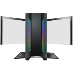 Gabinete Gamer Lian Li Lancool II - X Black Com Led Rgb Frontal *Com 3 Fans Sem Led* - E-ATX, ATX, Micro-ATX e Mini-ITX - comprar online