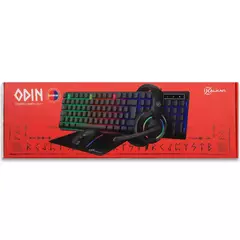 Imagem do Combo Gamer Kalkan Odin 4 em 1 Teclado, Mouse, Headset e Mousepad - KLK00017