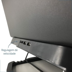 Base para Notebook Hoopson BPN-005 17" com 2 Cooler Led Azul - loja online