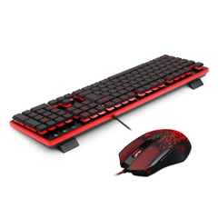 Kit Gamer Redragon S107 Teclado Mecãnico RGB, Mouse 3200DPI e Mousepad - loja online