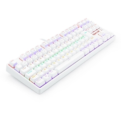 Teclado Mecânico 80% Redragon Daksa White Rainbow Switch Blue - loja online