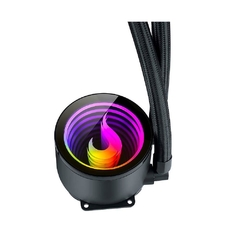 Water Cooler Rise Mode Black 240mm Led ARGB (*Ligar Led na Placa Mãe ARGB 3 Pinos 5V) Intel/AMD LGA1200/1366/2011 | AM4 TDP: 180W - RM-WCB-04-ARGB - loja online