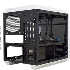 Imagem do Gabinete Gamer K-Mex Microcraft IV White - CG-04RC *Com 1 Fan Led Rgb* - Micro-ATX e Mini-ITX