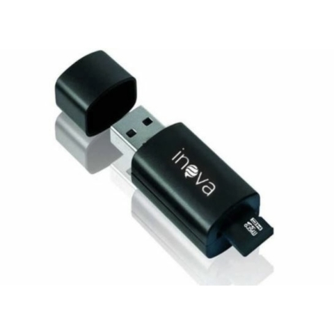 Cartão de Memória Inova 8GB com Adaptador USB Pen Drive