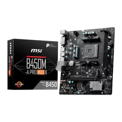 Placa Mãe AM4 B450 DDR4 MSI A PRO MAX II - 1 Ano de Garantia + (Garantia Fabricante) - loja online