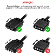 Adaptador 6 Pinos Controladoras Fan Para Led Argb 3 Pinos 5v na internet