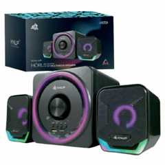 Subwoofer Gamer Hórus Knup KP-RO828 BT RGB 16W RMS 2.1 Canais Bluetooth/USB/MicroSD - comprar online