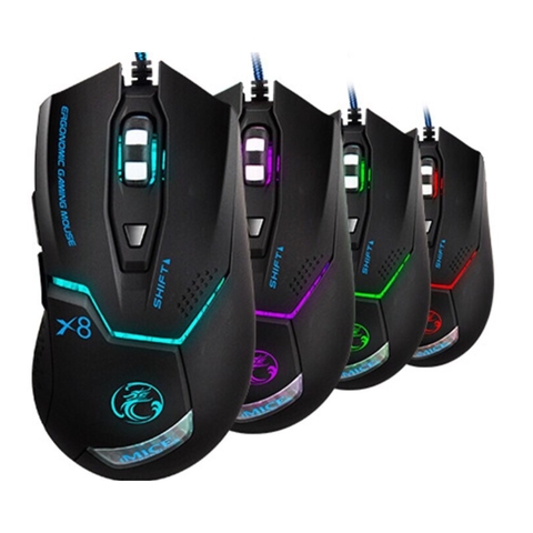 Mouse Gamer iMice X8 Gaming 3.600DPI