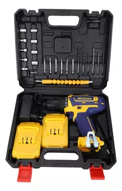 Parafusadeira e Furadeira de Impacto WeToKe WK016 48V 2 Bateria Bivolt com Maleta e Acessórios - comprar online