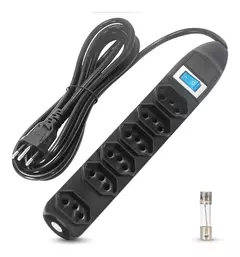 Filtro de Linha Knup 6 Tomadas Cabo 3m SL7606-3M Preto na internet