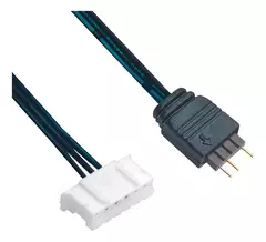 Imagem do Adaptador 6 Pinos Controladoras Fan Para Led Argb 3 Pinos 5v