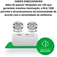 Bloco de Iluminação de Emergência Intelbras BLA 1200 - WZetta: Pcs, Eletrônicos, Áudio, Vídeo e mais