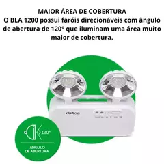 Bloco de Iluminação de Emergência Intelbras BLA 1200 na internet
