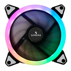 Cooler Fan 120mm Suprema F018 Led Rgb Rainbow 12 Leds