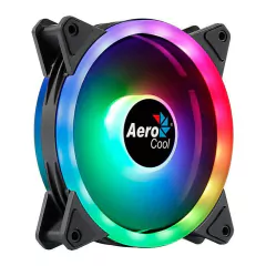 Cooler Fan 120mm Aerocool Duo Led ARGB PWM 3P 5V Led Controlar ou 6 Pinos Controladora Aerocool