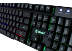 Teclado Semi Mecânico Evolut Hawke RGB na internet