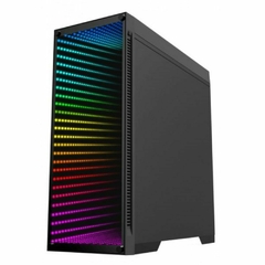 Gabinete Gamer Gamemax Infinity Black *Fundo Infinito Led Rgb Controlável* *1 Fan Led Rgb* *Com Controladora e Controle de Fan* - E-ATX, ATX, Micro-ATX e Mini-ITX - comprar online