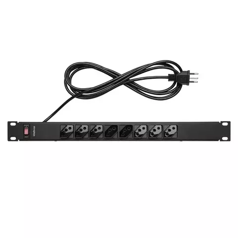 Protetor Eletrônico para Rack Intelbras EPR 208, com 8 Tomadas, Cabo 1 Metro - comprar online