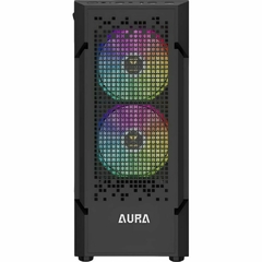 Imagem do Gabinete Gamer Gamdias Aura GC7 Black *Com 3 Fans Led Argb* - ATX, Micro-ATX e Mini-ITX