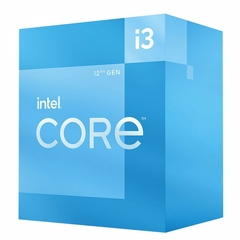 Processador Intel Core i3 12100 3.30GHz (4.30GHz Max Turbo) 4N/8T 12MB Cache LGA 1700 (com vídeo)(com cooler box) - BX8071512100
