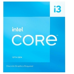 Processador Intel Core i3 13100F 3.40GHz (4.50GHz Max Turbo) 4N/8T 12MB Cache LGA 1700 (sem vídeo)(com cooler box) - BX8071513100F - comprar online