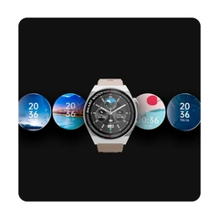 Smartwatch GT Classic, Tela Full Touch 1,28", IP67, Bluetooth 5.0, Bege - WZetta: Pcs, Eletrônicos, Áudio, Vídeo e mais