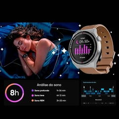 Smartwatch GT Classic, Tela Full Touch 1,28", IP67, Bluetooth 5.0, Bege