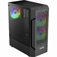 Gabinete Gamer Gamdias Aura GC7 Black *Com 3 Fans Led Argb* - ATX, Micro-ATX e Mini-ITX - WZetta: Pcs, Eletrônicos, Áudio, Vídeo e mais