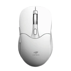 Mouse Sem Fio Bluetooth/USB C3Tech M-BT60WH White 1.600DPI Recarregável