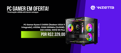 Carrusel WZetta: Pcs, Eletrônicos, Áudio, Vídeo e mais