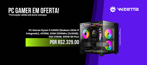 Carrusel WZetta: Pcs, Eletrônicos, Áudio, Vídeo e mais