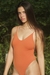 Image of H-SHAPED ONE PIECE / ORANGE